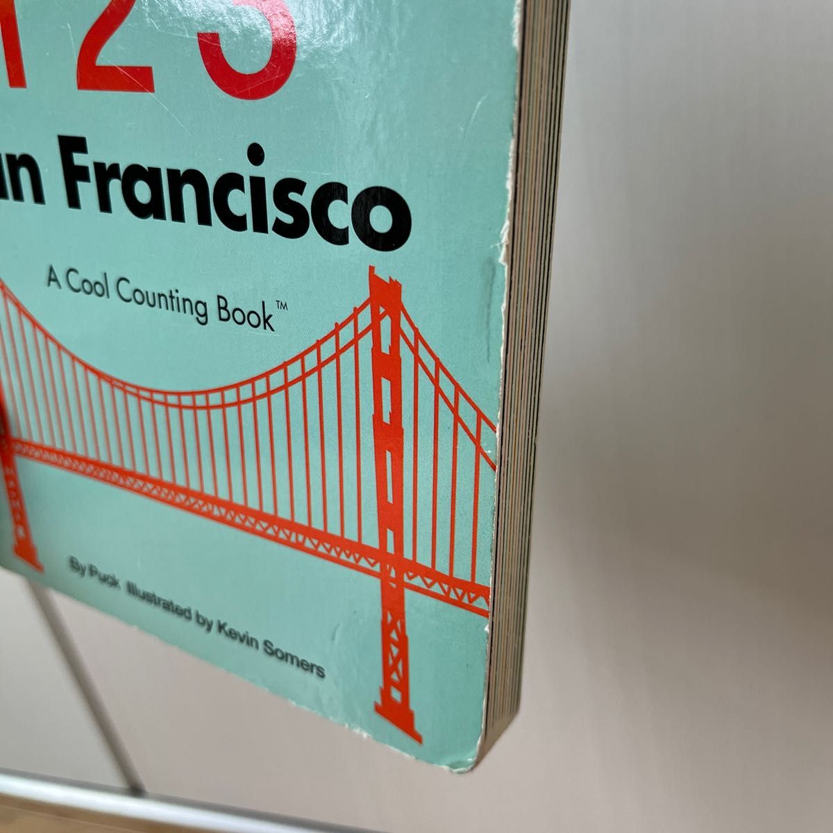 海外製絵本 知育 英語  123 サンフランシスコ 数え方の本  かず 数字  used