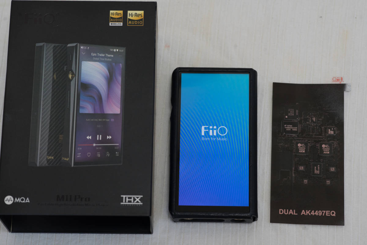  FiiO フィーオ M11 Pro Black 【FIO-M11PRO-B】 DAP ポータブル デジタルオーディオプレイヤー おまけ純正ケース_画像2