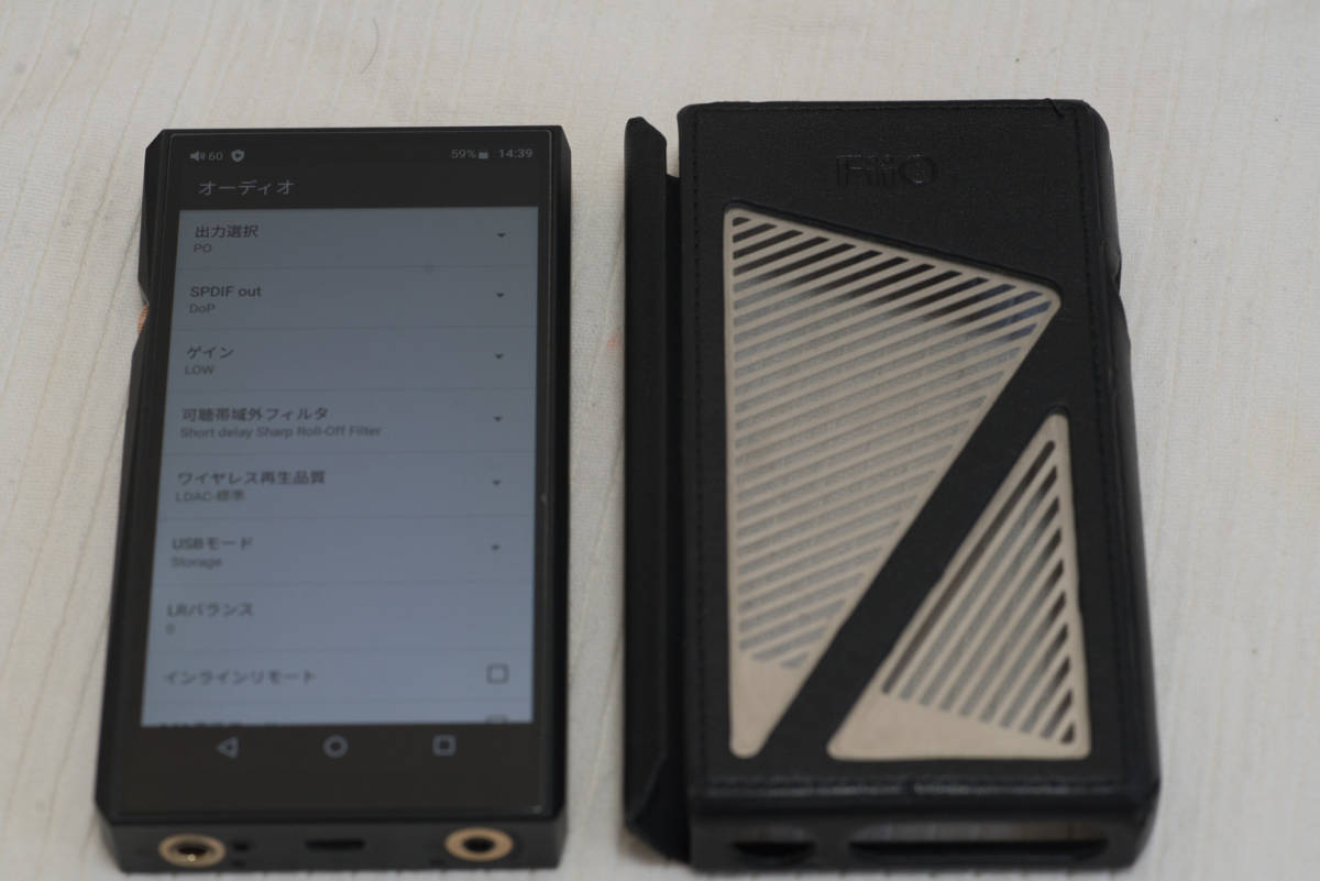  FiiO フィーオ M11 Pro Black 【FIO-M11PRO-B】 DAP ポータブル デジタルオーディオプレイヤー おまけ純正ケース_画像9