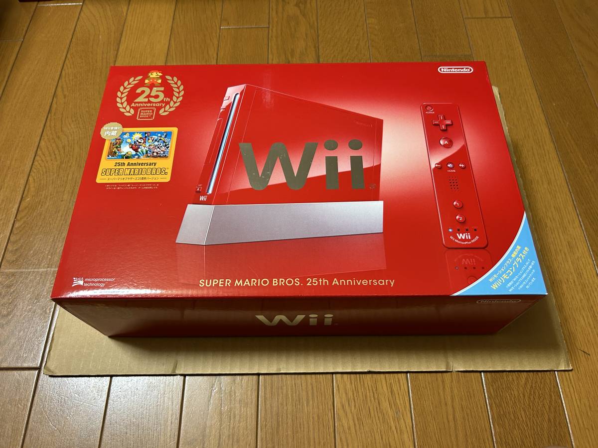 Wii body super Mario 25 anniversary limitation version new goods unused unopened beautiful goods 