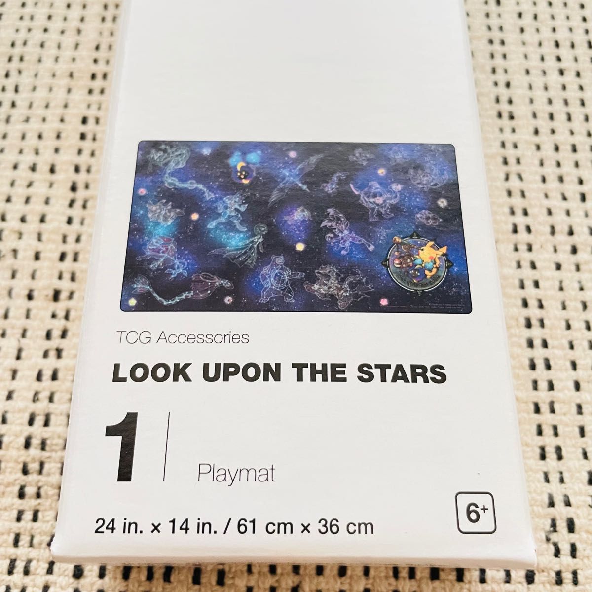 ポケモンカードゲーム プレイマット ピカチュウLOOK UPON THE STARS 海外限定品