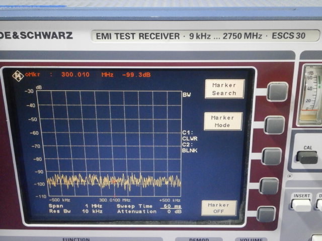 Rohde&Schwarz ESCS30 EMI TEST RECEIVER 9kHz-2750MHz の商品詳細