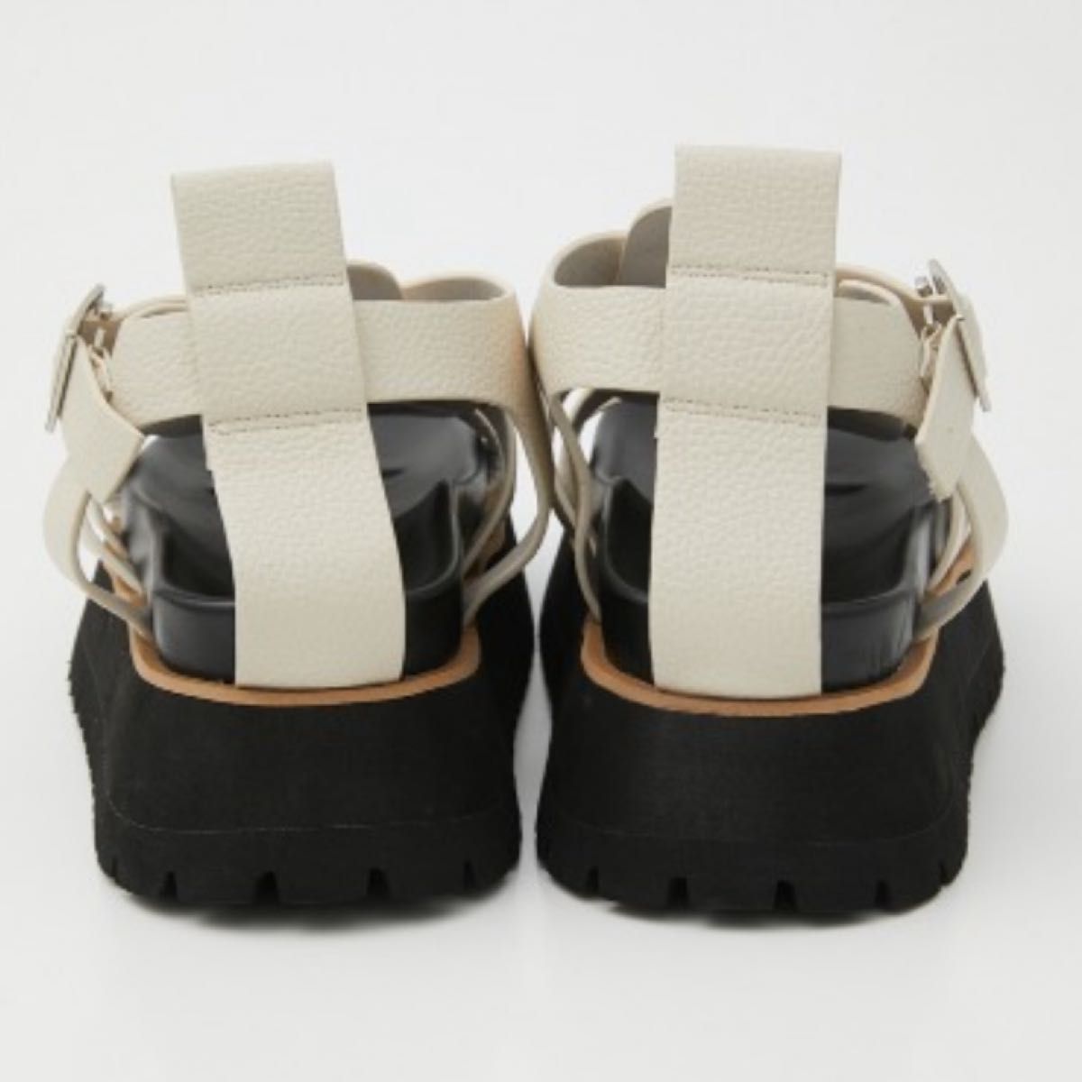 SLY CAGE FLAT SANDAL ケージ フラットサンダル グルカサンダル 厚底 ボリュームソール