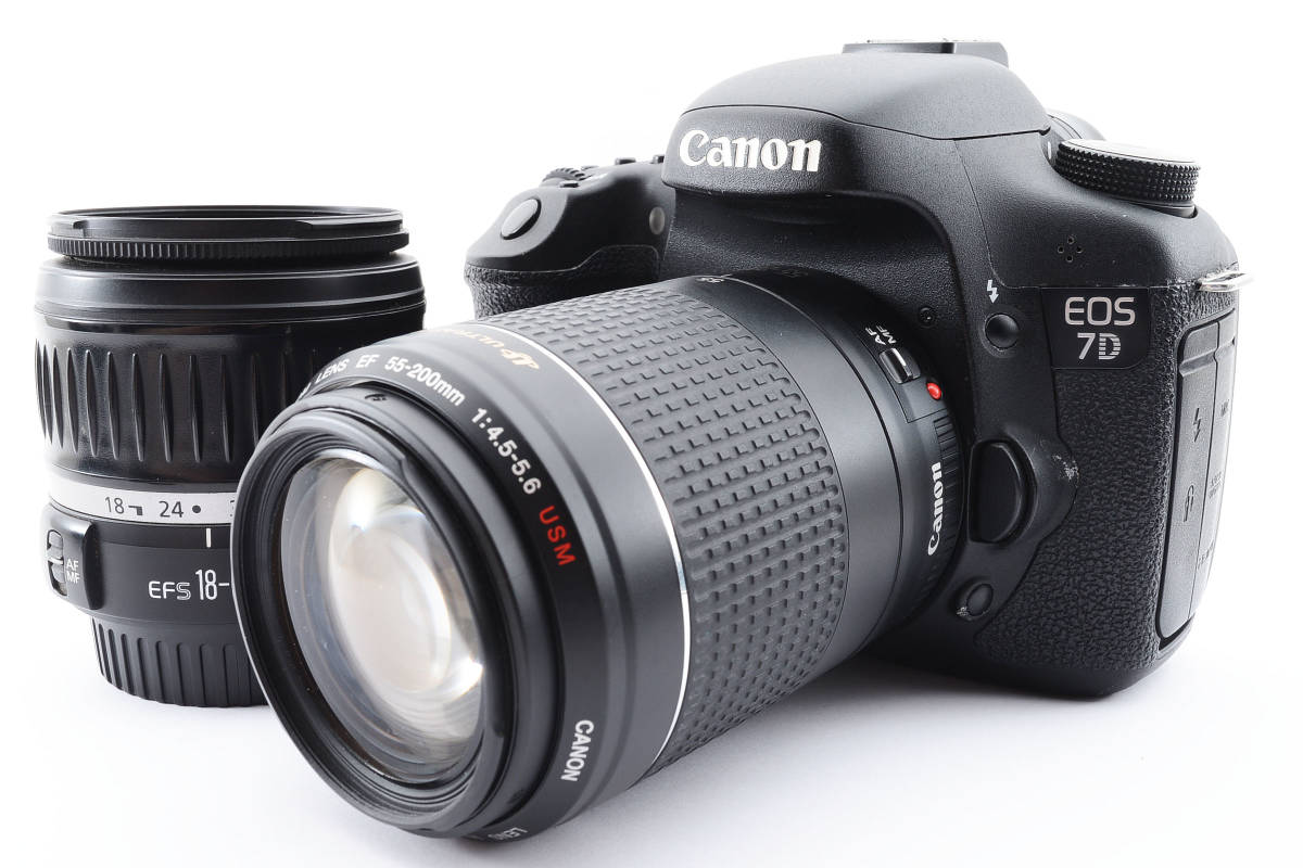 注目 18-55mm EF-S ダブルズームセット 7D EOS CANON ■美品■キヤノン 3.5-5.6 バッテリー2個付き 4.5-5.6 EF55-200mm USM+ II キヤノン 注目 18-55mm EF-S ダブルズームセット 7D EOS CANON ■美品■キヤノン 3.5-5.6 バッテリー2個付き 4.5-5.6 EF55-200mm USM+ II キヤノン