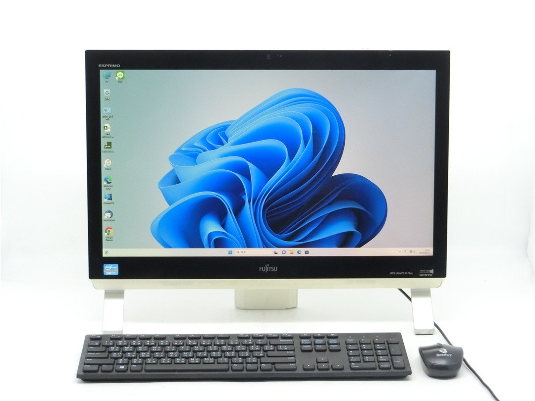 オリジナル  中古 一体型パソコン Windows11+office FMV　FH56/KD core i7-3630QM/新品SSD512GB/メモリ8GB/無線内蔵/USB3.0/21.5インチ　送料無料 モニタ一体型