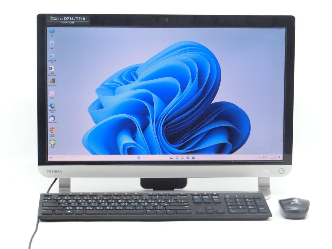  used one body personal computer Win11+office TOSHIBA D714/T7LB core i7 4700MQ/ new goods SSD512GB/8GB/21 -inch /WEB camera HDMI/USB3.0/ free shipping 
