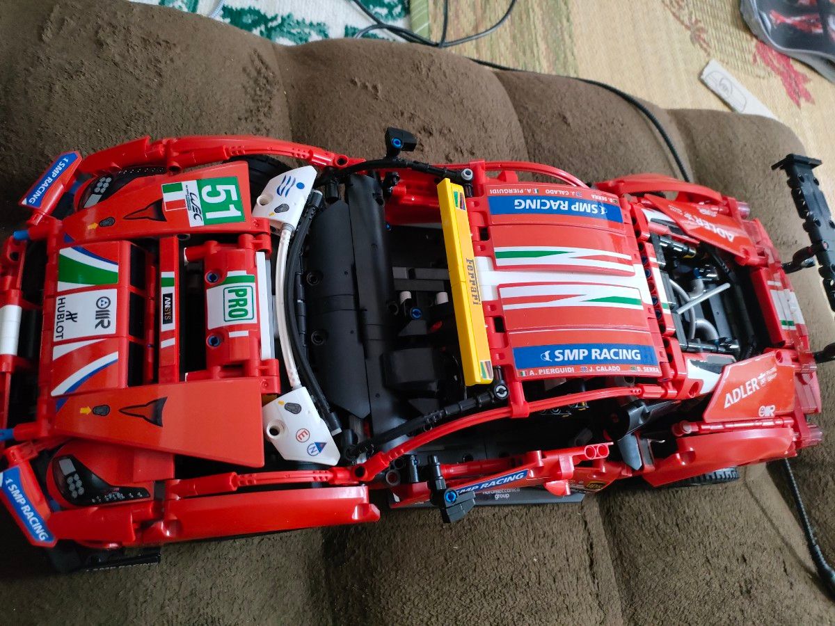 フェラーリ・488/GTE レゴ互換品 1677ピース 42125