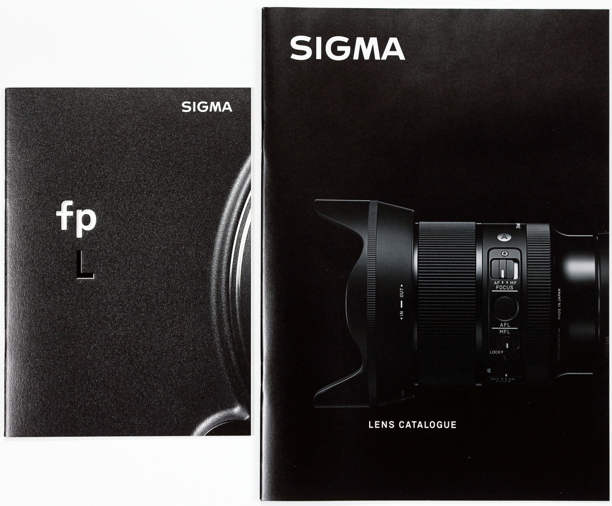 【新品未使用】 シグマ fp L 小冊子 カタログ　シグマ レンズカタログ　SIGMA _画像1