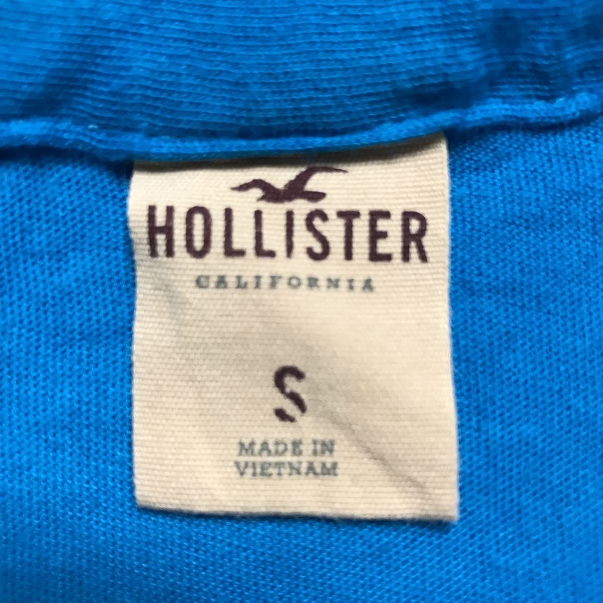 HOLLISTER SHORT SLEEVE T-SHIRTS size-S(着丈68身幅50) 中古(美品) 送料無料 NCNR