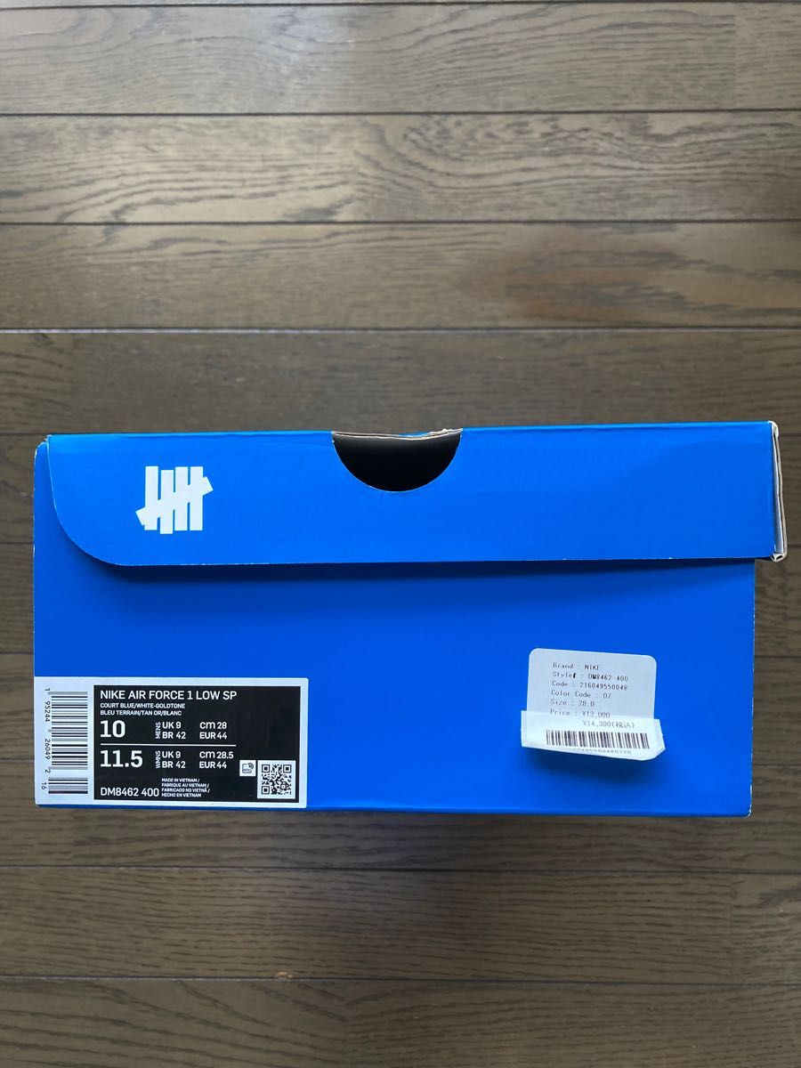 UNDEFEATED × Nike Air Force 1 Low