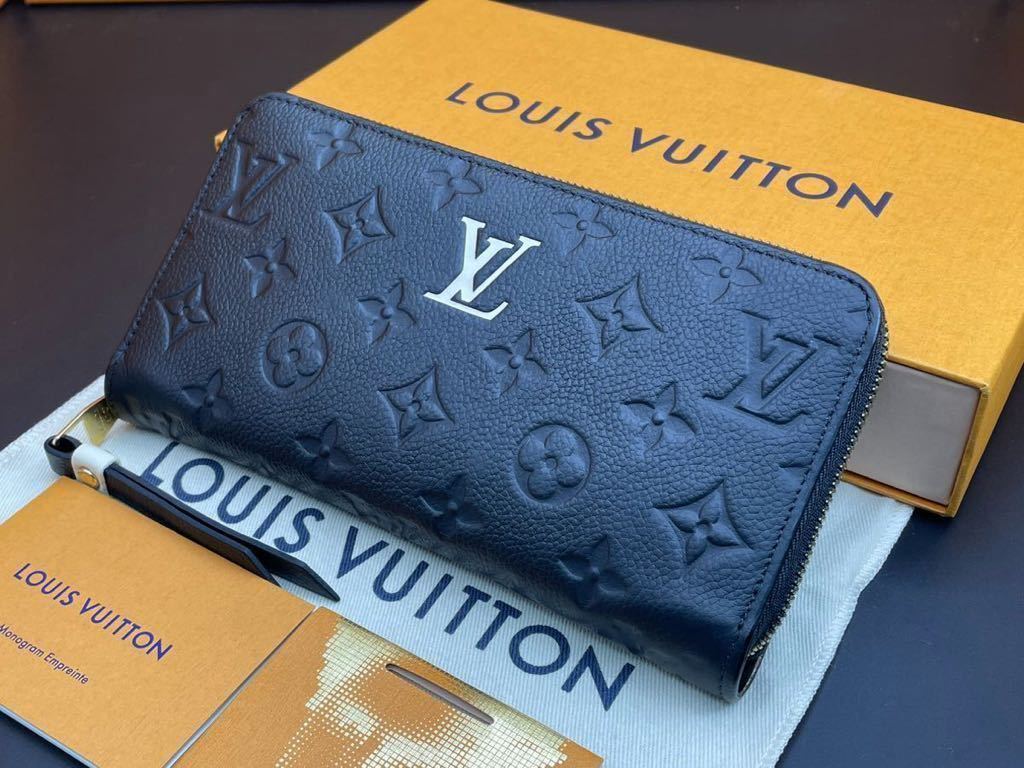 1円〜◇新型・現行・極美品◇LOUISVUITTON◇アンプラント◇ジッピーウォレット◇ルイヴィトン◇モノグラム◇ブラック×クリーム◇長財布_画像1