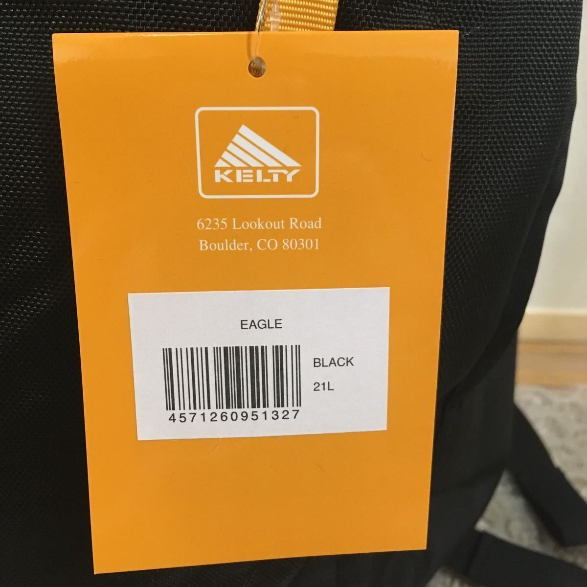 極上 未使用品 旧タグ KELTY / EAGLE ケルティ イーグル black 21L 黒 ブラック 入手困難品_画像5