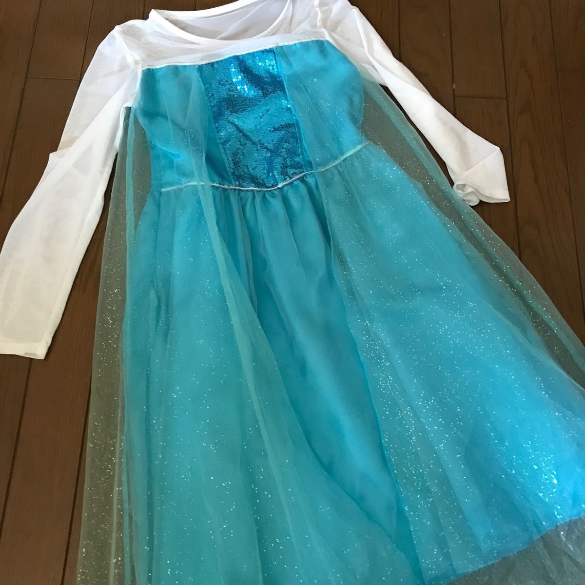 ディズニー　エルサ　ドレス　140cm ハロウィンパーティ－ アナと雪の女王　プリンセス　ディズニーランド　ディズニーシー
