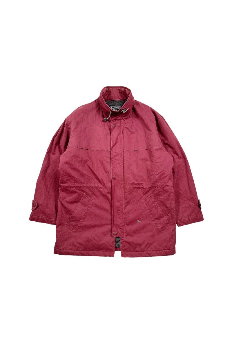 愛用 90‘s ヴィンテージ アウター 中綿 サイズLY レッド ミリタリーコート バーバリーズ coat red Burberrys' Lサイズ 愛用 90‘s ヴィンテージ アウター 中綿 サイズLY レッド ミリタリーコート バーバリーズ coat red Burberrys' Lサイズ