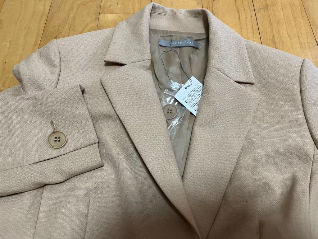 激安通販 新品○theory luxe DOUBLE ブランド ブレザー スーツ STRETCH