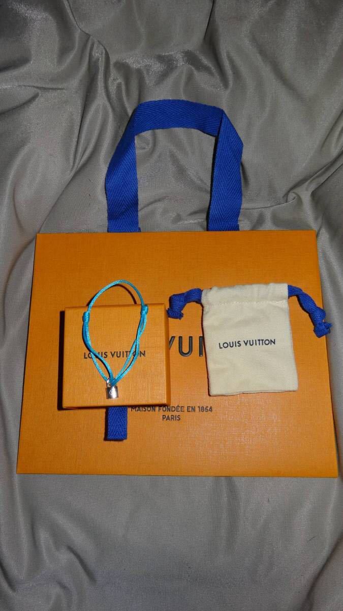 Louis Vuitton silver * lock ito color blue ( color code bracele / Louis *  Vuitton /fragment/ Fujiwara hirosi/): Real Yahoo auction salling