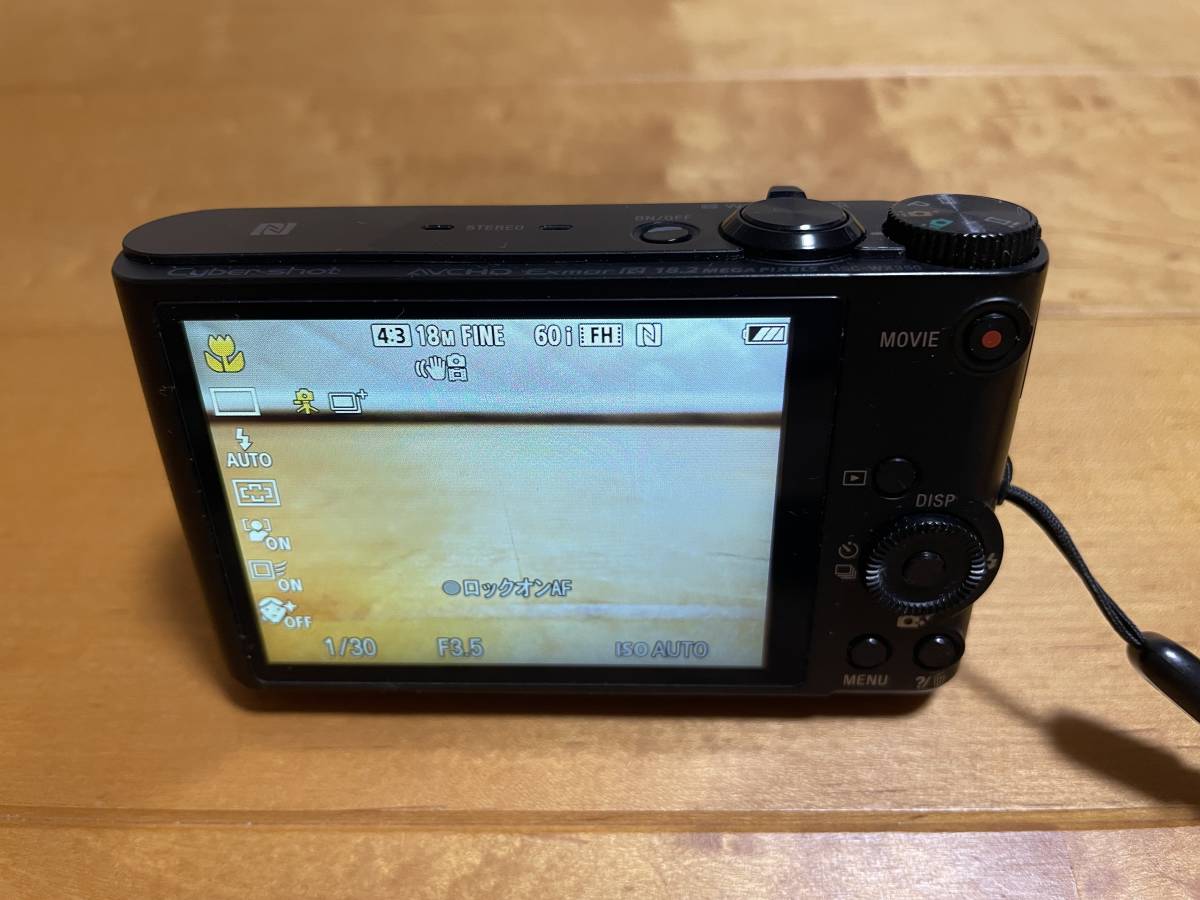ソニー サイバーショット DSC-WX350(B) 純正充電器付き 128GBSD ソニー サイバーショット DSC-WX350(B) 純正充電器付き 128GBSD