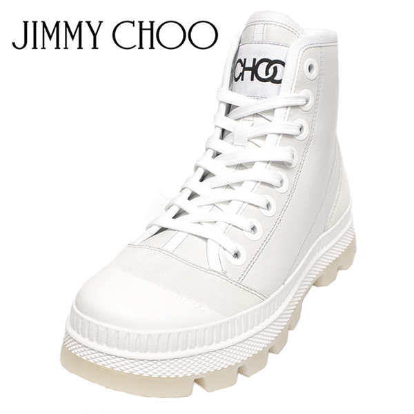 ジミーチュウ スニーカー メンズ サイズ43 レザー ハイカット 靴 JIMMY CHOO NORD/M 新品