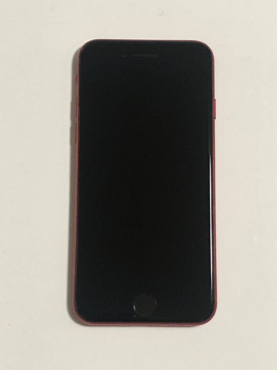 美品 SIMフリー iPhoneSE 第2世代 64GB (PRODUCT) RED 判定 ○ SE2 スマートフォン 送料無料 付属品 第二世代 iPhone SE スマホ iPhoneSE2の画像2