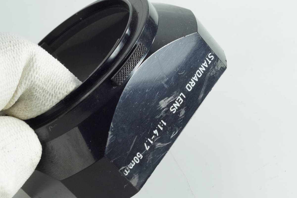影SG【並品 送料無料】PENTAX STANDARD LENS 1.4-1.7 50mm プラスチック製 角型レンズフード フィルター径49mm_画像7