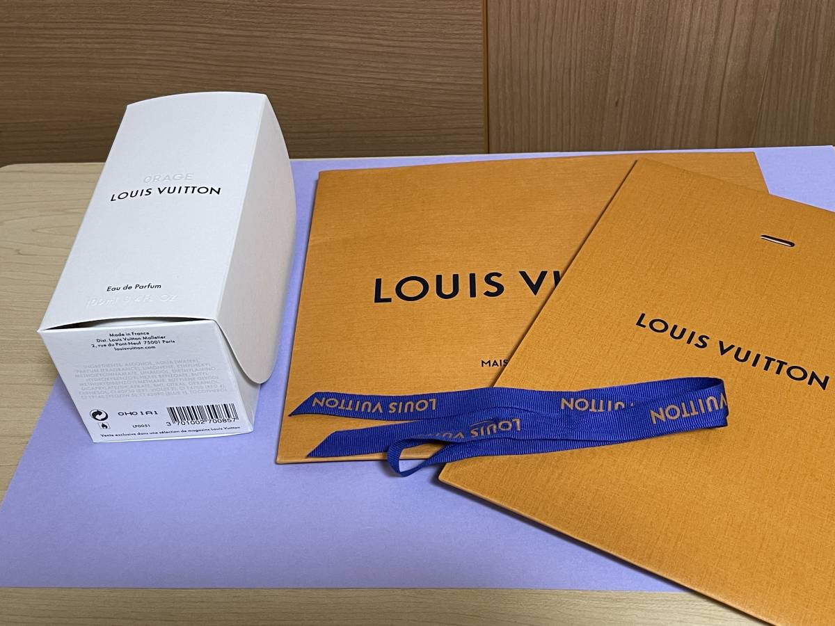 Louis * Vuitton perfume o Large .LOUIS VUITTON ORAGE remainder amount  approximately half minute : Real Yahoo auction salling
