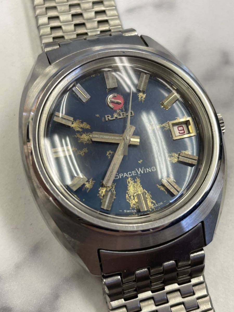 コ*品様 RADO ラドー SPACEWING スペースウイング 自動巻き 稼働 Yahoo!オークション - 35.稼働品・RADO SPACE WING ラドー