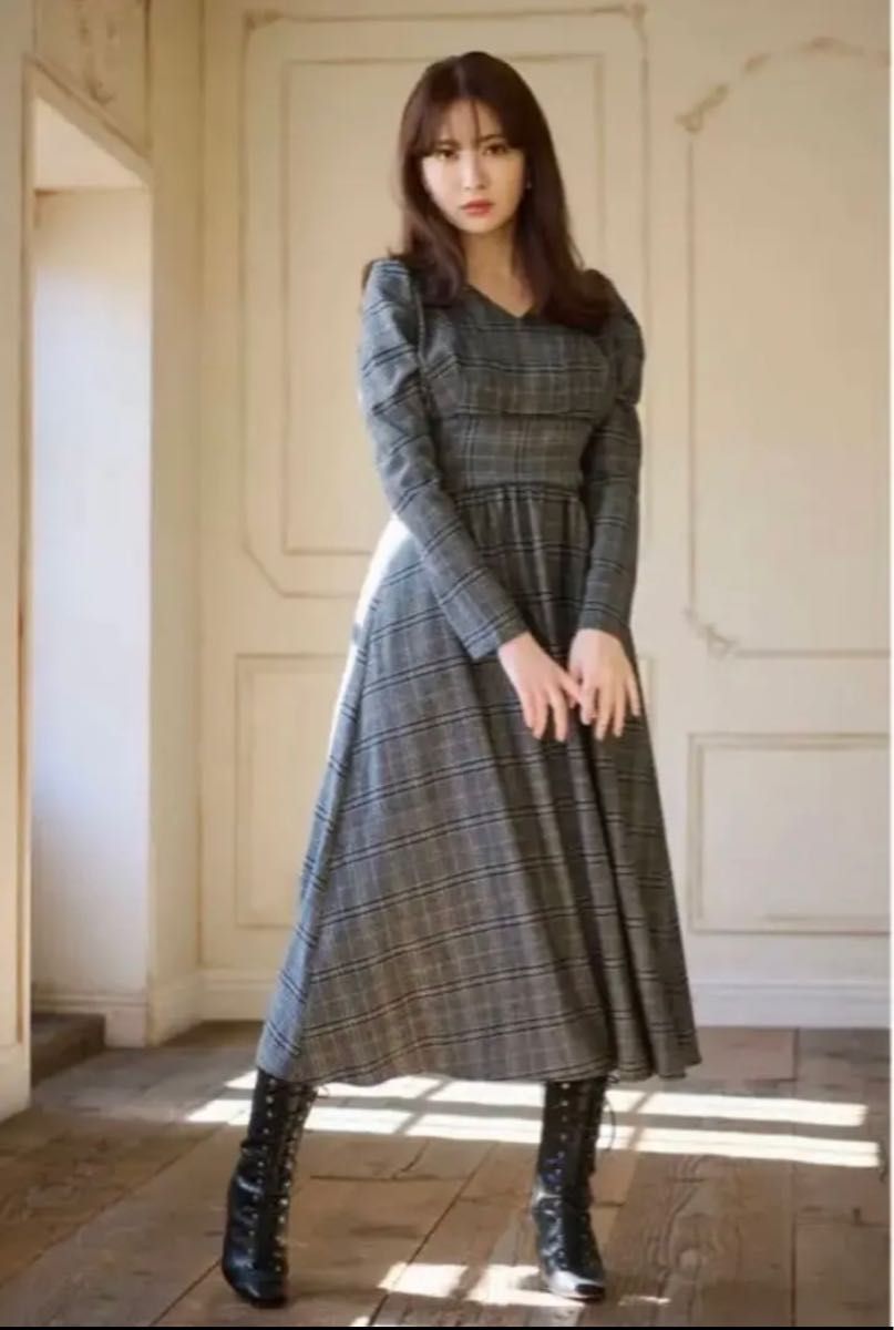 herlipto Baccarat Tule Long Dress Sサイズ - ロングワンピース