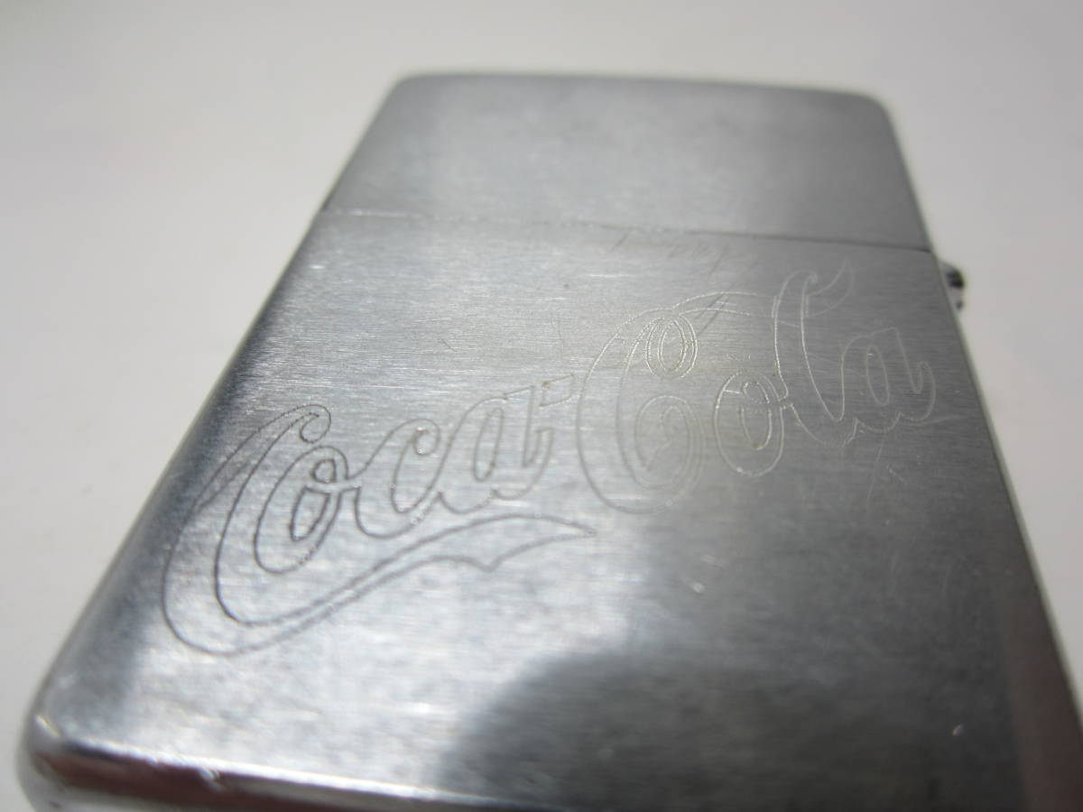 ★Vin-Zippo★ #200 ブラッシュ ダメージケース COCACOLA ヴィンテージ 1963年OR1964年　_画像8