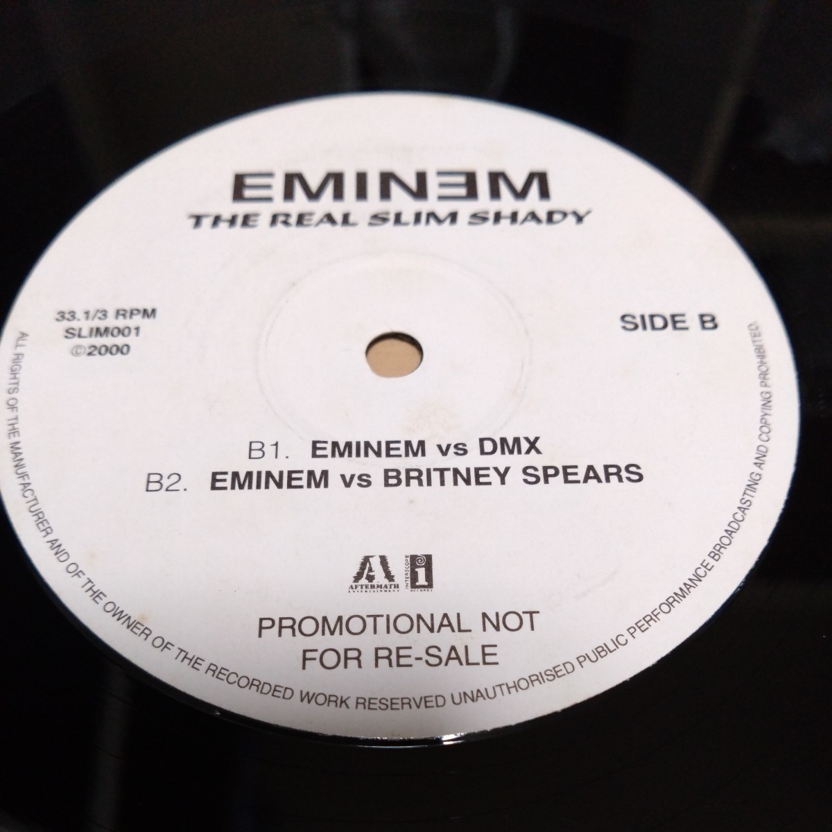 EMINEM/エミネム/THE REAL SLIM SHADY /プロモーション用レコード/SLIM001_画像4