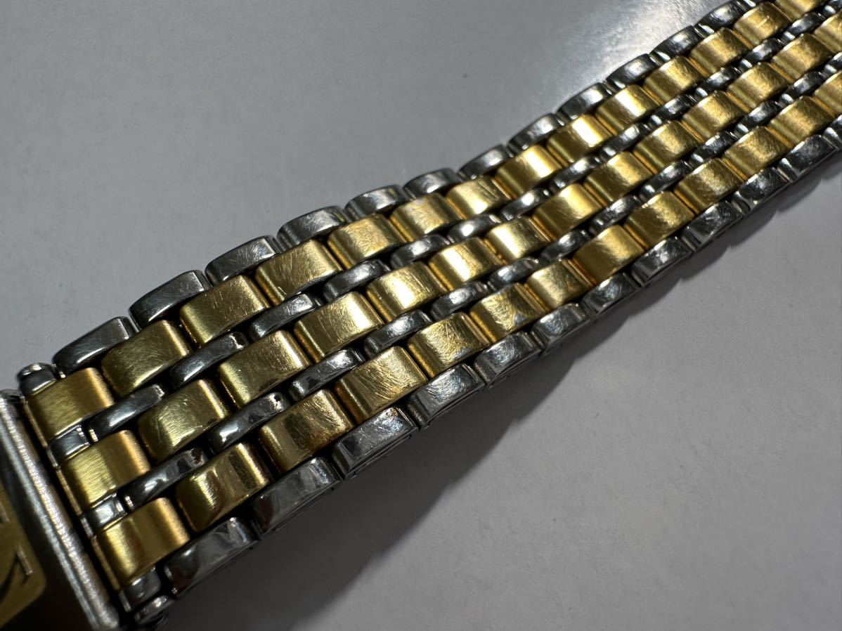 オメガ ステンレスベルト 19mm幅　OMEGA stainless steel bracelet コンビカラー　21-2_画像4