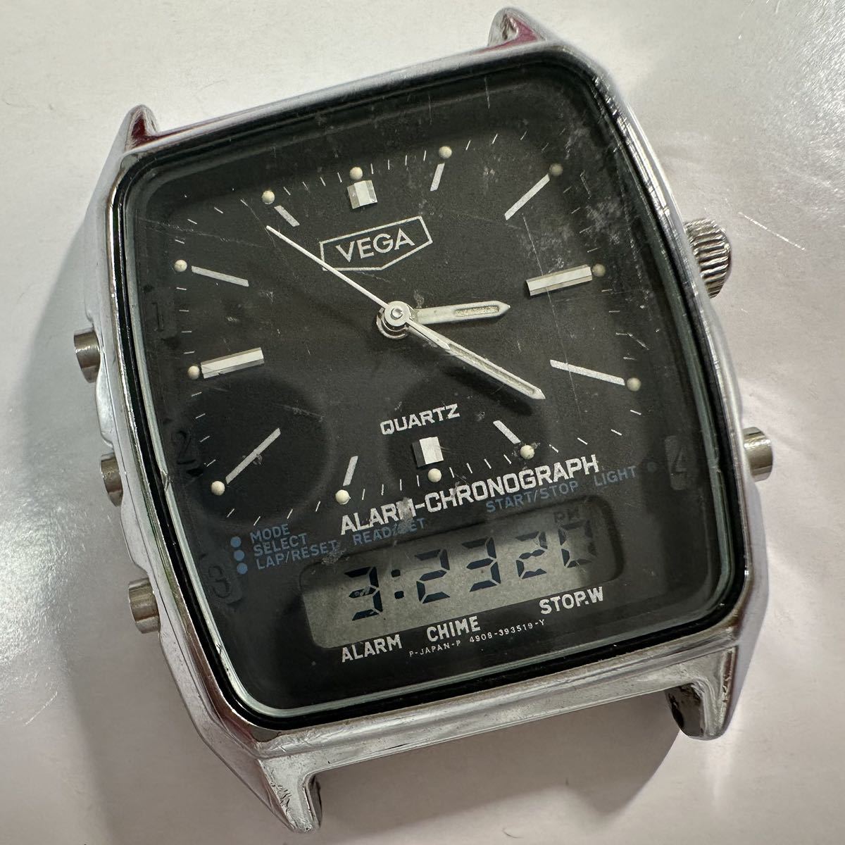 電池交換済み ベガ VEGA デジアナ メンズ 腕時計 4908-391772 電池交換済み ベガ VEGA デジアナ メンズ 腕時計 4908-391772