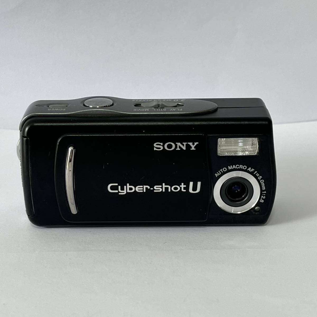 SONY Cyber-shot U DSC-U20 ブラック コンパクトデジタルカメラ 中古動作品　ブラック