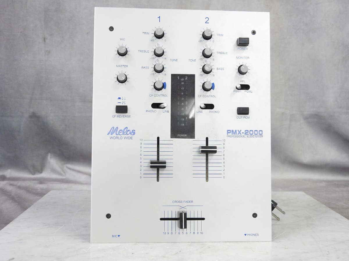 DJ機材 Melos PMX-2000 professional audio mixer MeLos PMX-2000 DJ mixer * used *: Real Yahoo auction salling