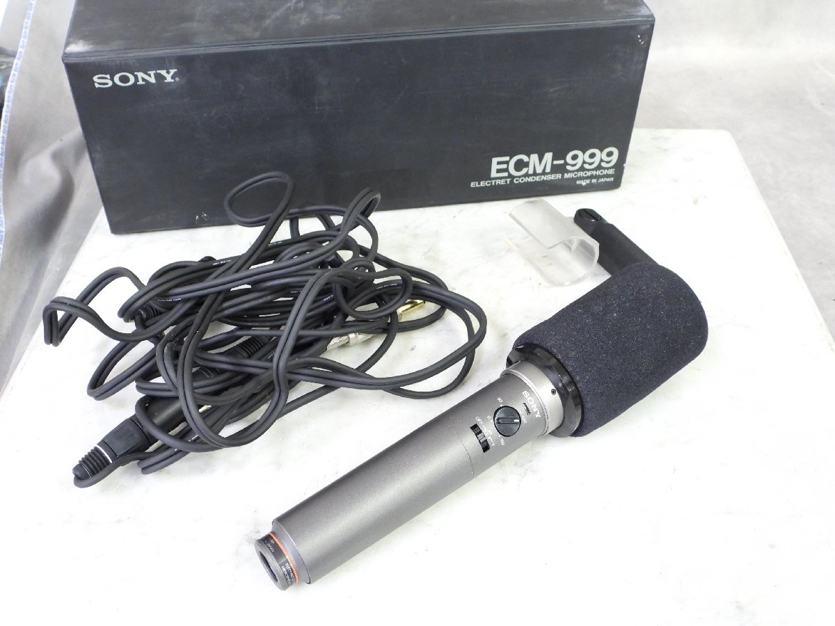 Yahoo!オークション - ☆SONY ソニー コンデンサーマイク ECM-999 ☆...