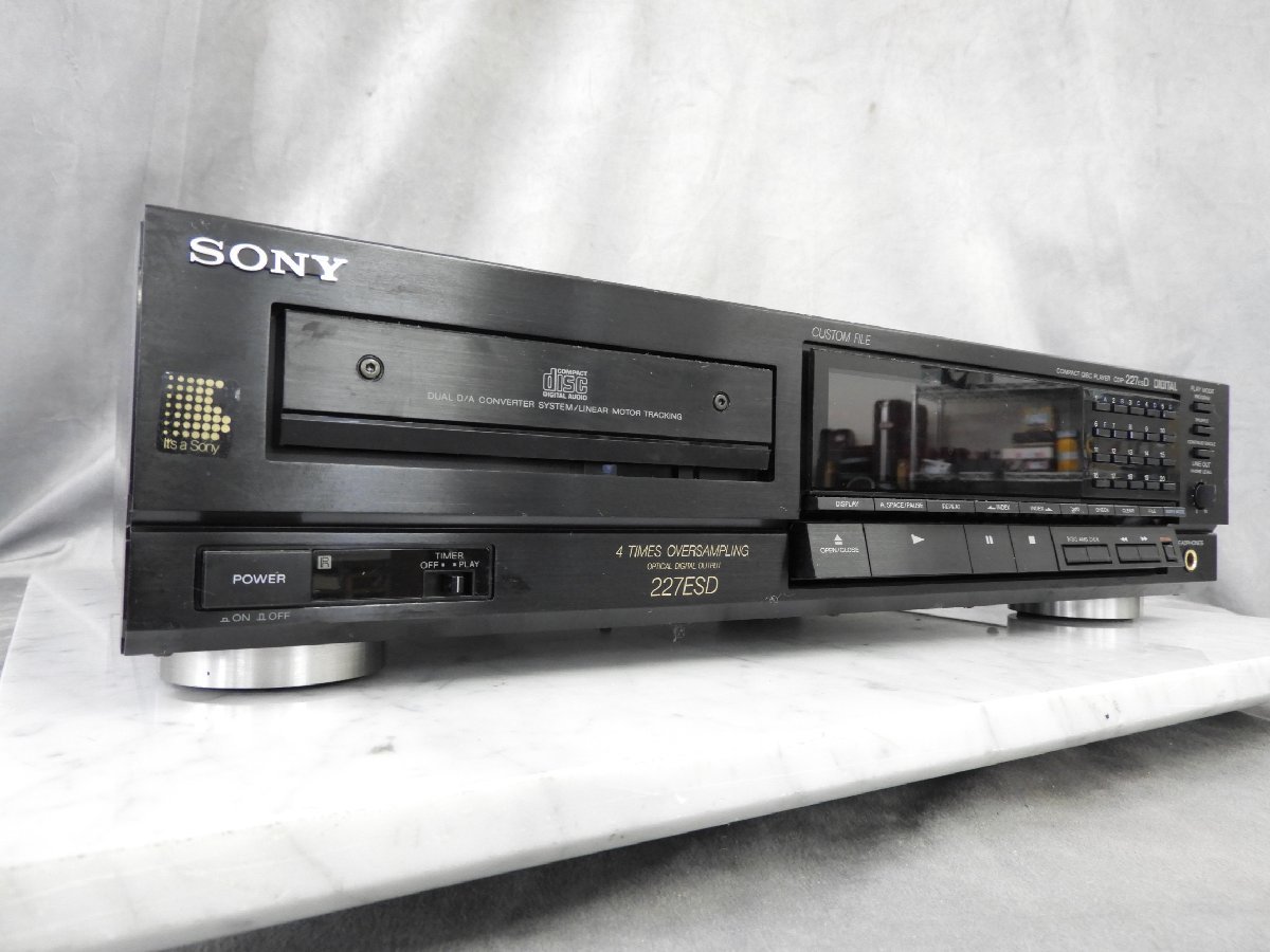 Yahoo!オークション - ☆ SONY ソニー CDP-227ESD CDプレーヤー...