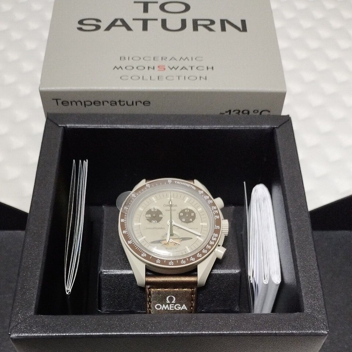 新品未使用　オメガ　スウォッチ　サターン　土星　OMEGA　swatch　新品　SATURN メンズ腕時計 クロノグラフ 新品