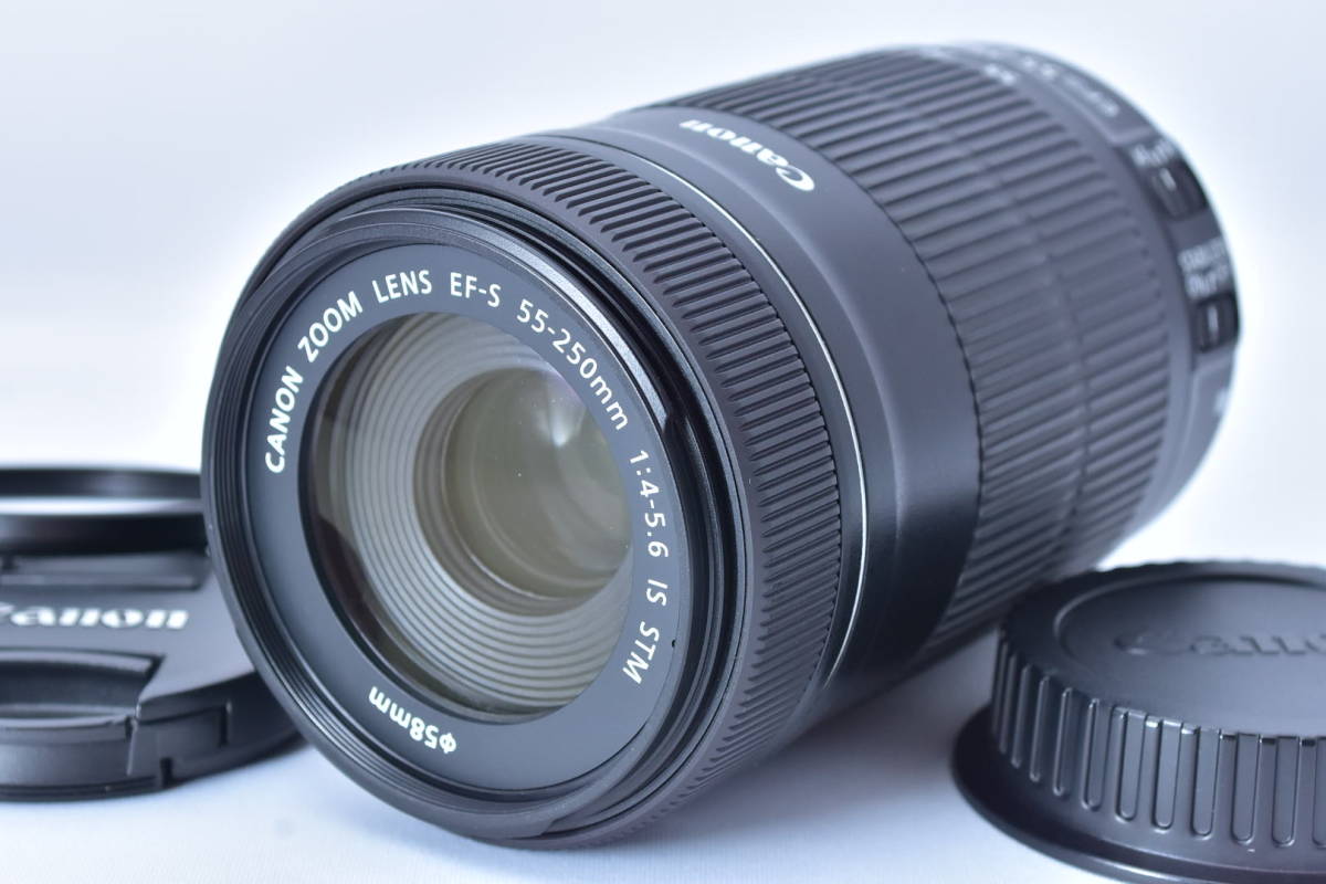 美品☆Canon EF-S 55-250mm IS☆お手軽望遠レンズ♪-