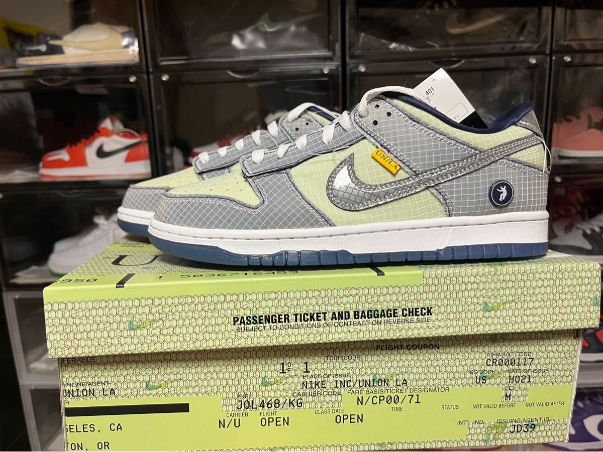 UNION × Nike Dunk Low Passport Pack "Pistachio"