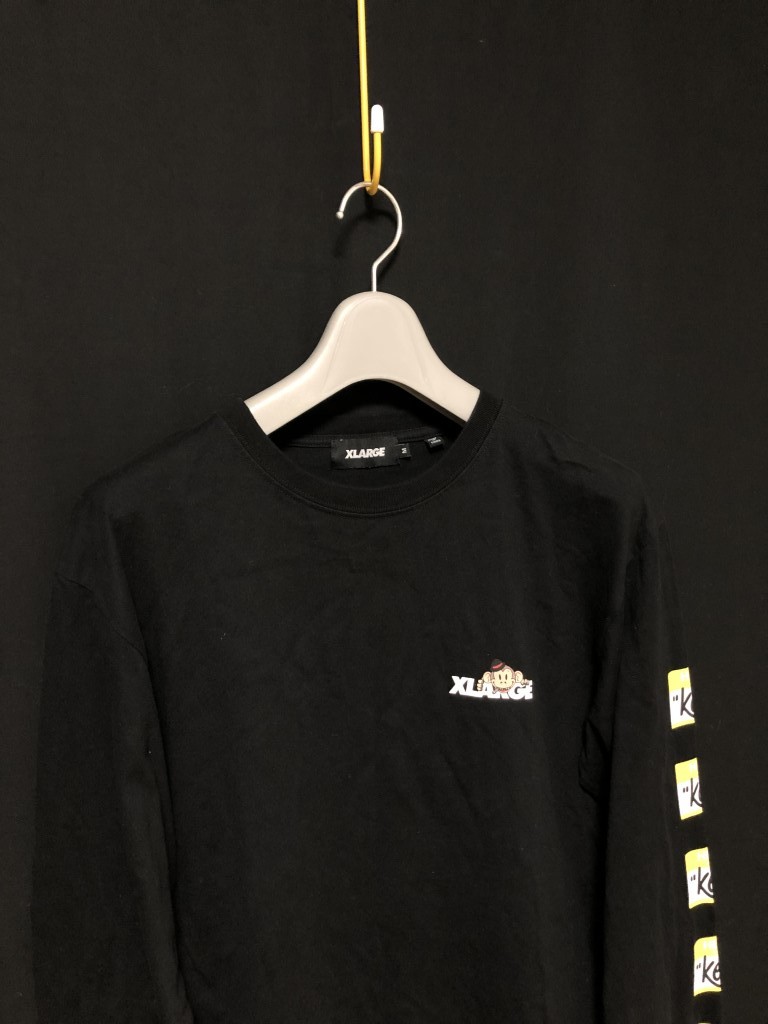 ◆X-LARGE「KEITH(キース)」エクストララージ 長袖Tシャツ M　ブラック_画像2
