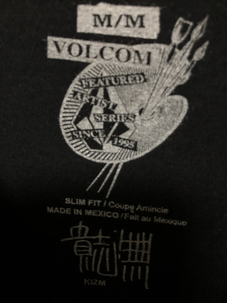 ■VOLCOM ボルコム 半袖Tシャツ M　ブラック_画像4