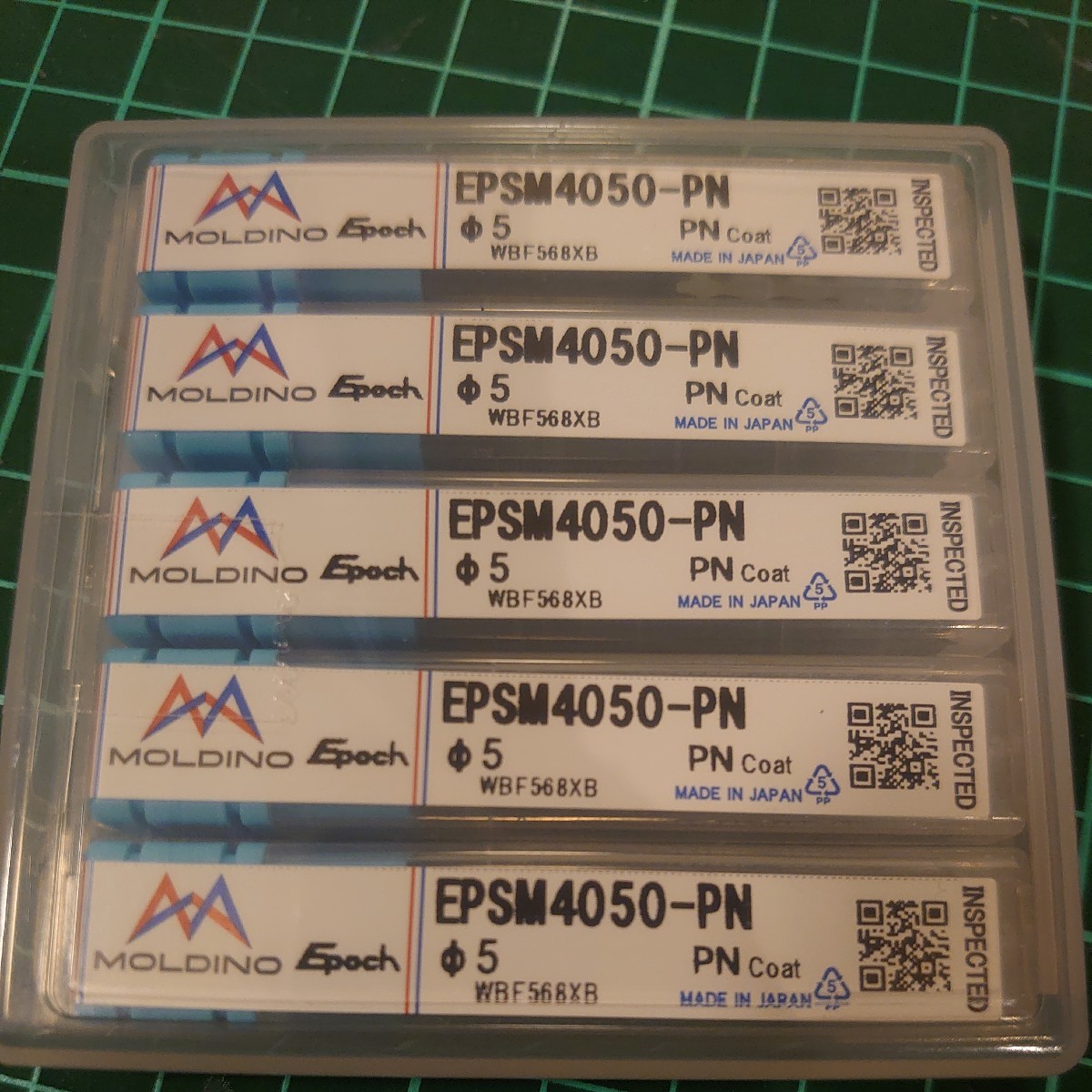 EPOCH EPSM4050-PN 5本セット 超硬エンドミル 日立 MOLDINO _画像1