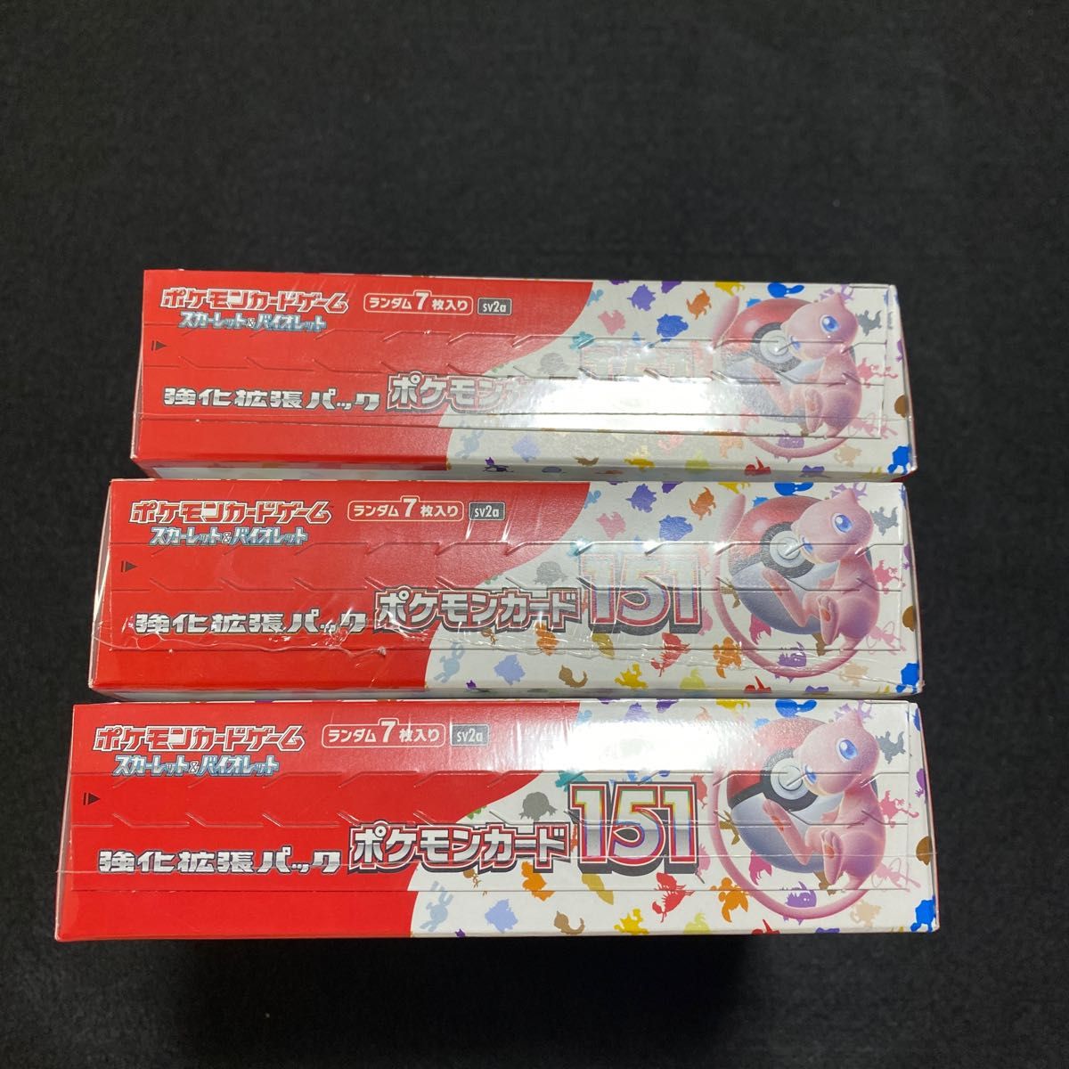 シュリンク付き 151 3BOX ポケカ Pokemon｜PayPayフリマ