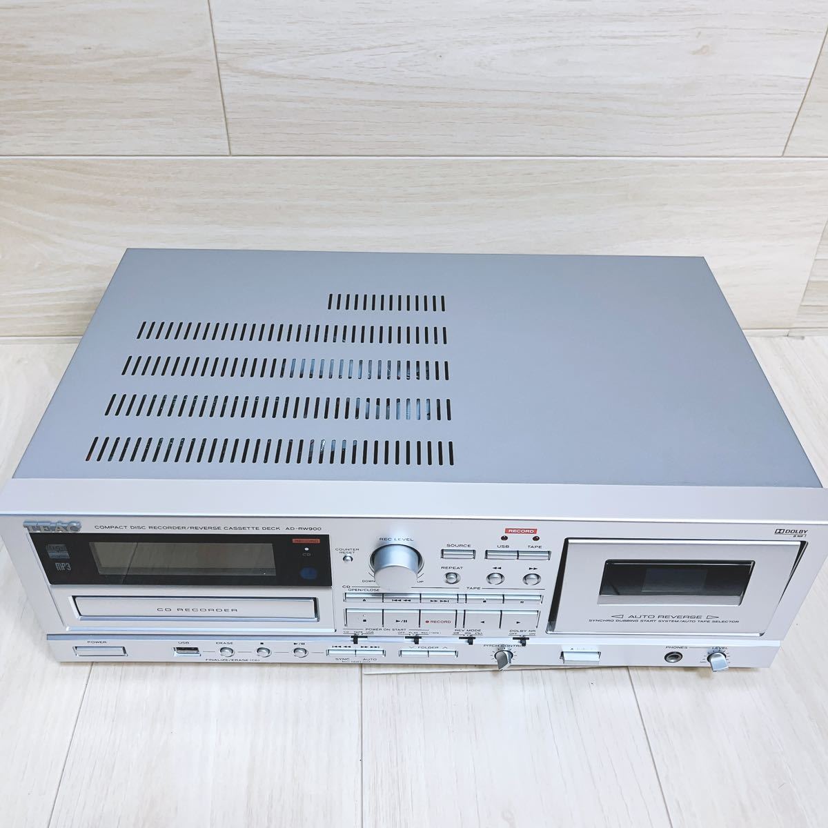 TEAC ティアック カセットデッキ CDレコーダー AD-RW900 | JChere