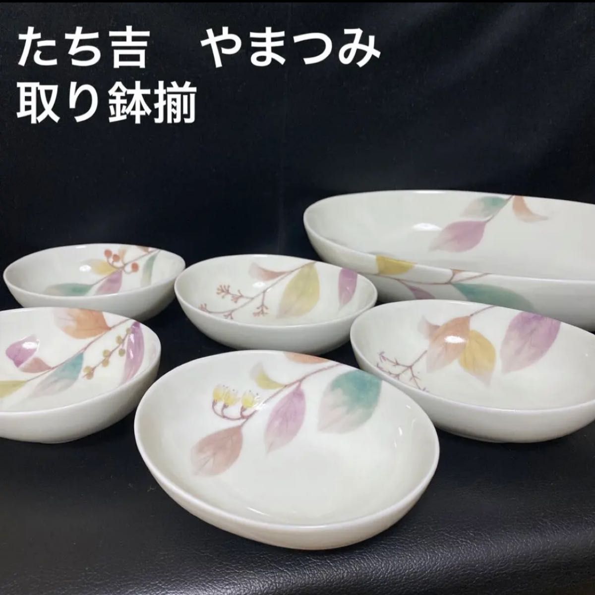 たち吉 やまつみ 取り鉢揃 絵違い 大鉢 小鉢 6点 小鉢のみ｜Yahoo 