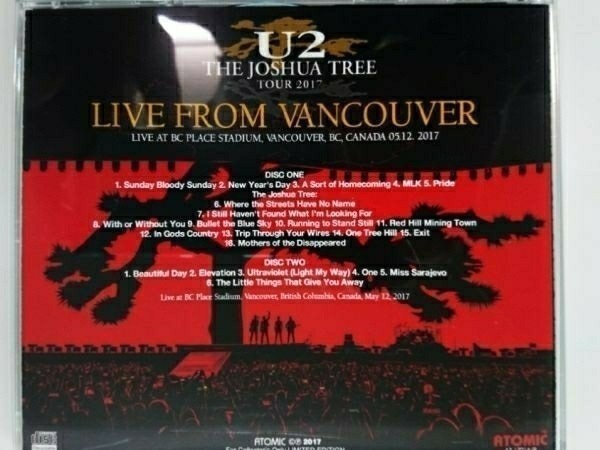 ATOMIC: U2 - THE JOSHUA TREE TOUR: LIVE FROM VANCOUVER_画像2