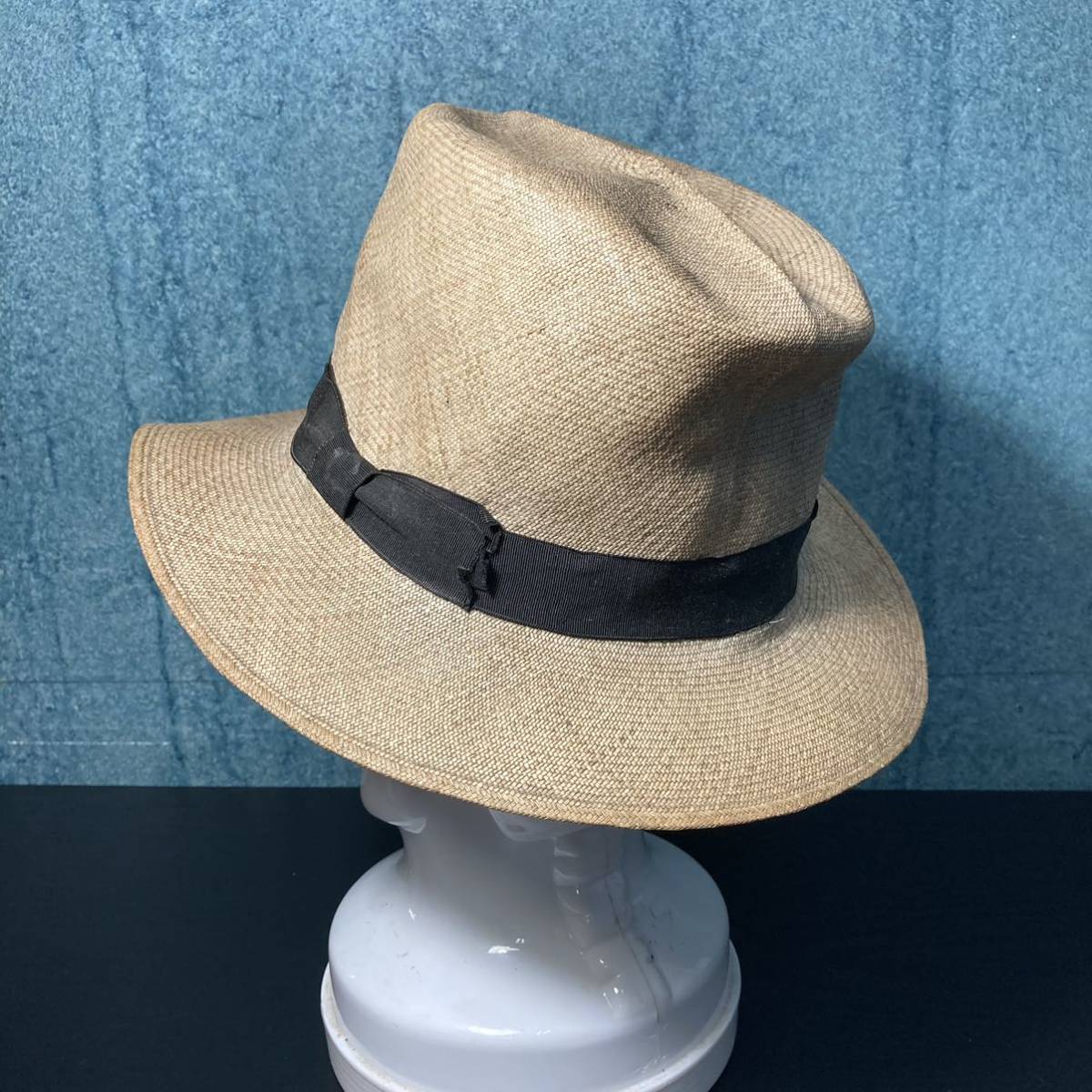  Vintage панама ma шляпа соломинка шляпа Tokyo производства Vintage Panama hat straw hat Borsalino Corporation Straw hat made in Tokyo SF&company