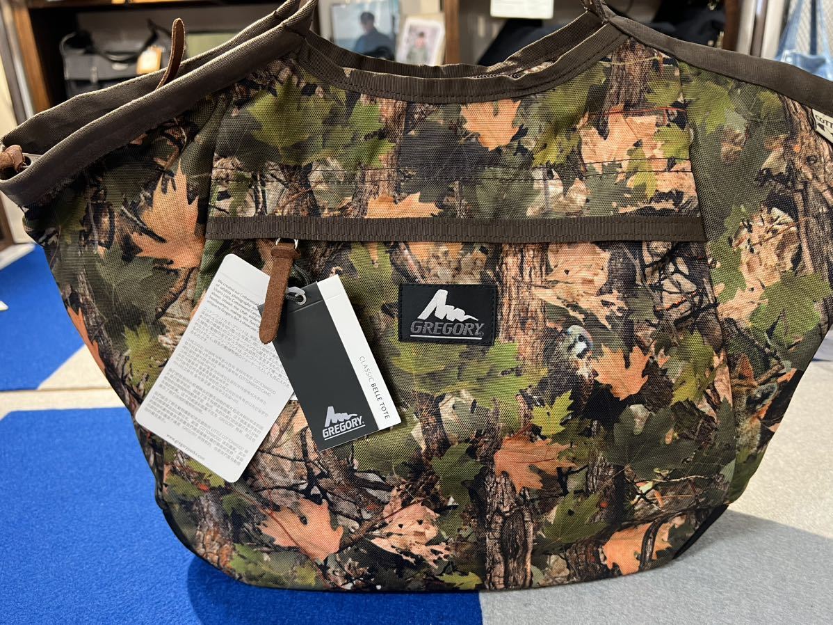 超歓迎】 GREGORY コットンウッドカモベルトート ショルダーバッグ 旧
