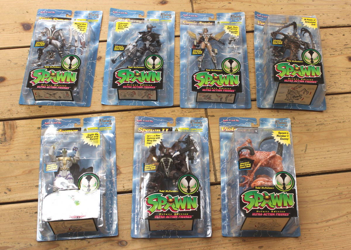 McFarlane Toysmak мех Len игрушки collectors Club SPAWN Spawn серии 3 7 body комплект ограниченный товар 