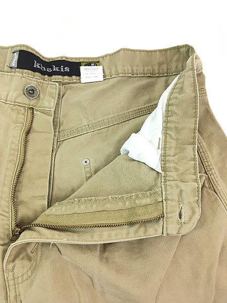 古着 90-00s Levi's Silver Tab 「Khakis」 コットンツイル カーゴ ショーツ ショート パンツ W35 古着_画像4