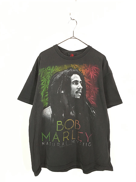 素敵でユニークな BOB USA製 00s 古着 MARLEY 古着 XL Tシャツ レゲエ